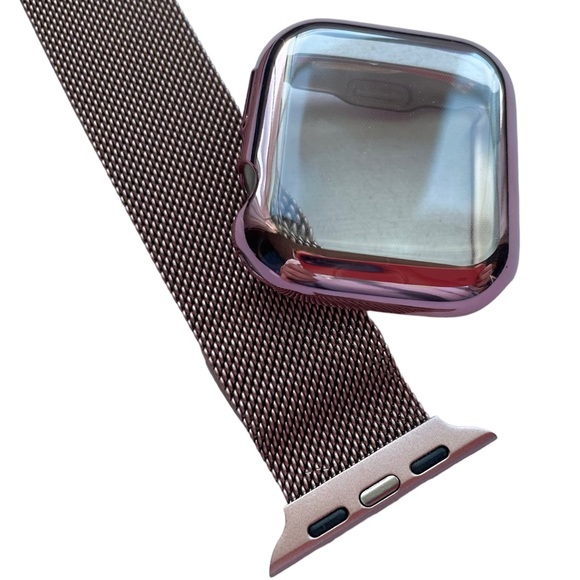 Rose Gold Milanese Loop Band Apple Watch 38/40/41mm NEW - Picture 3 of 8